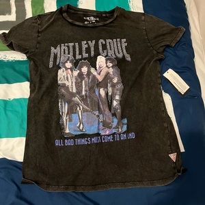 Womens Guess Motley Crue tee